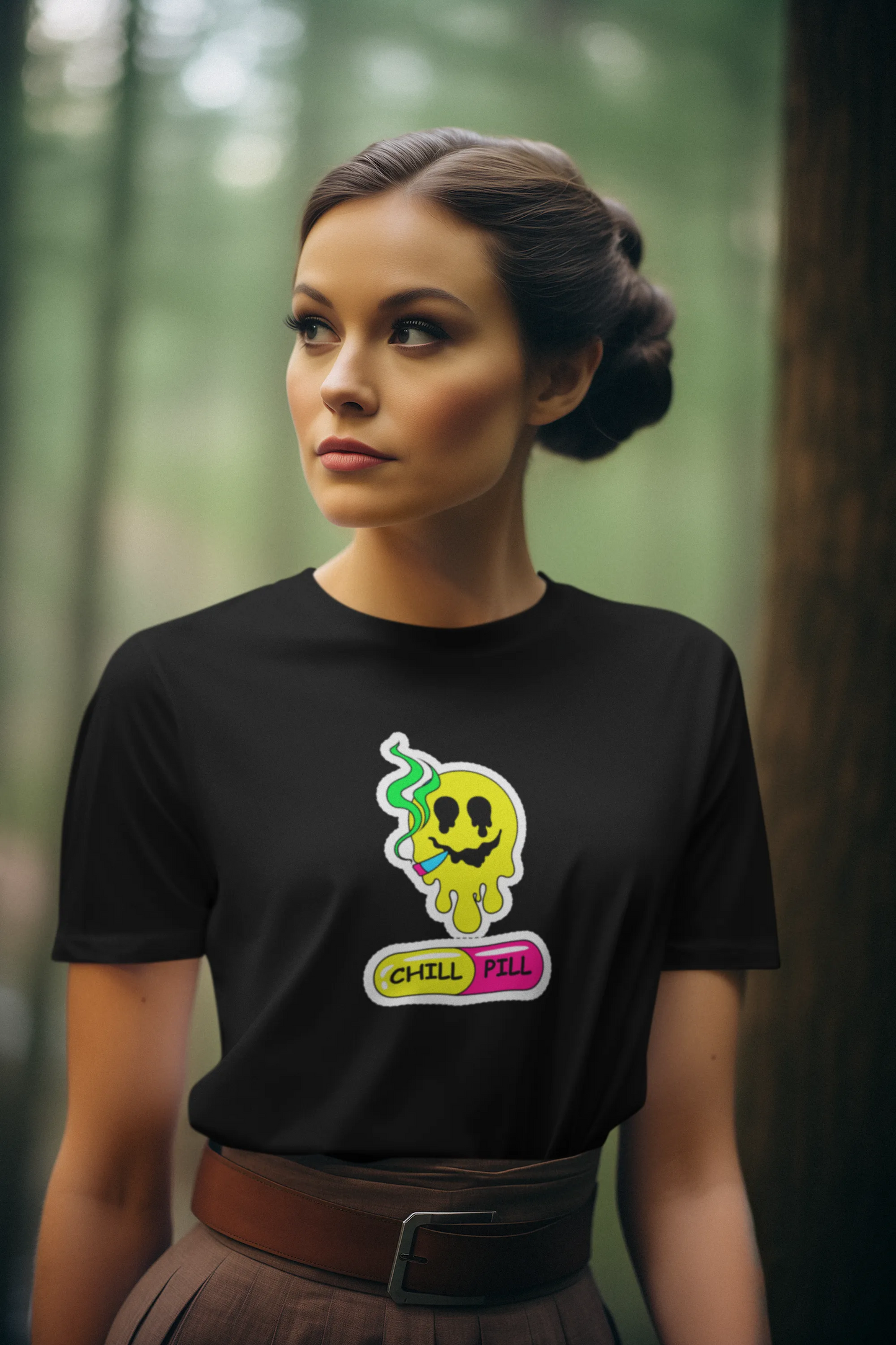 "Chill Pill Cartoon T-Shirt – Trippy Streetwear for Cartoon Lovers" | Women’s T-shirt for Cartoon Lovers