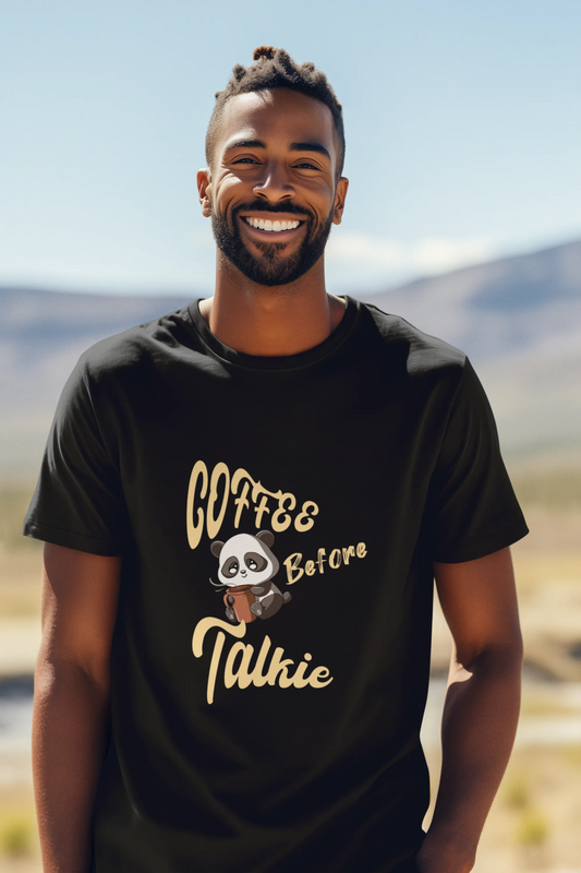 "Coffee Before Talkie" | Men’s Coffee Lovers T-shirt