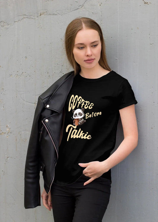 "Coffee Before Talkie" | Women’s Coffee Lovers T-shirt