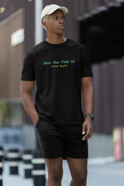 "Gravity? Nah - Just The Pull of Good Tea" | Men’s T-shirt for Tea Lovers