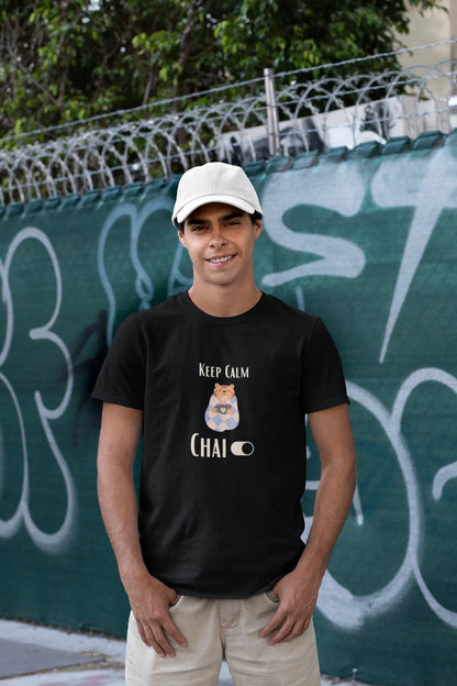 "Keep Calm - Chai" | Men’s T-shirt for Tea Lovers
