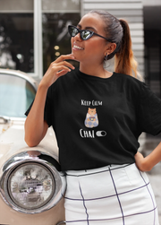 "Keep Calm - Chai" | Women’s T-shirt for Tea Lovers