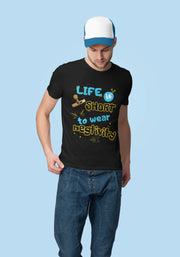 "Life is Too Short to Wear Negativity" | Men’s Motivational T-shirt
