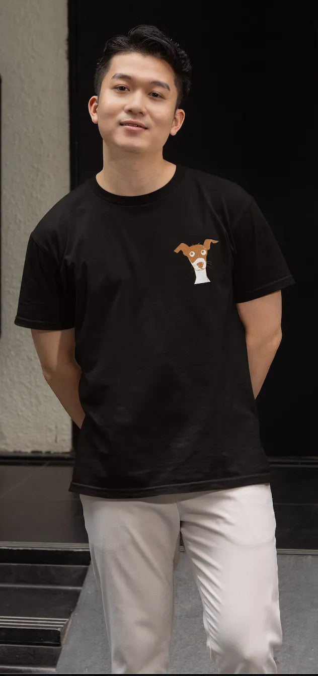 Made to Be Loved – Loyal Rescue Dog T-Shirt for Men