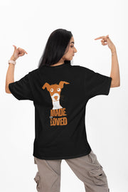 Made to Be Loved – Loyal Rescue Dog T-Shirt for Women