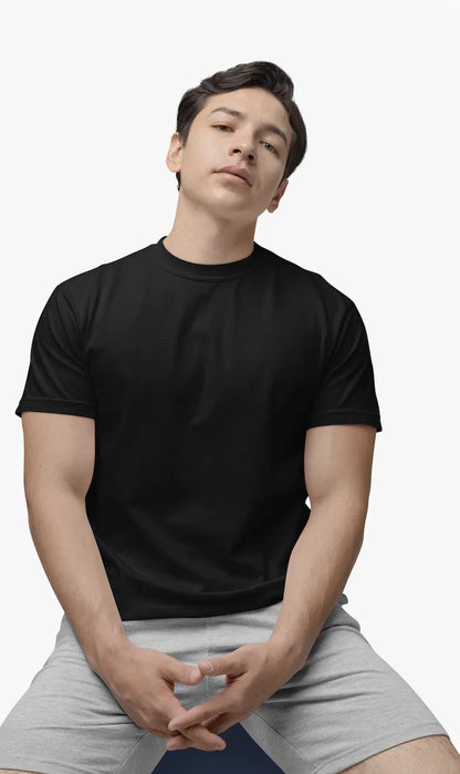 "S" - Men’s Regular Fit Solid T-shirt