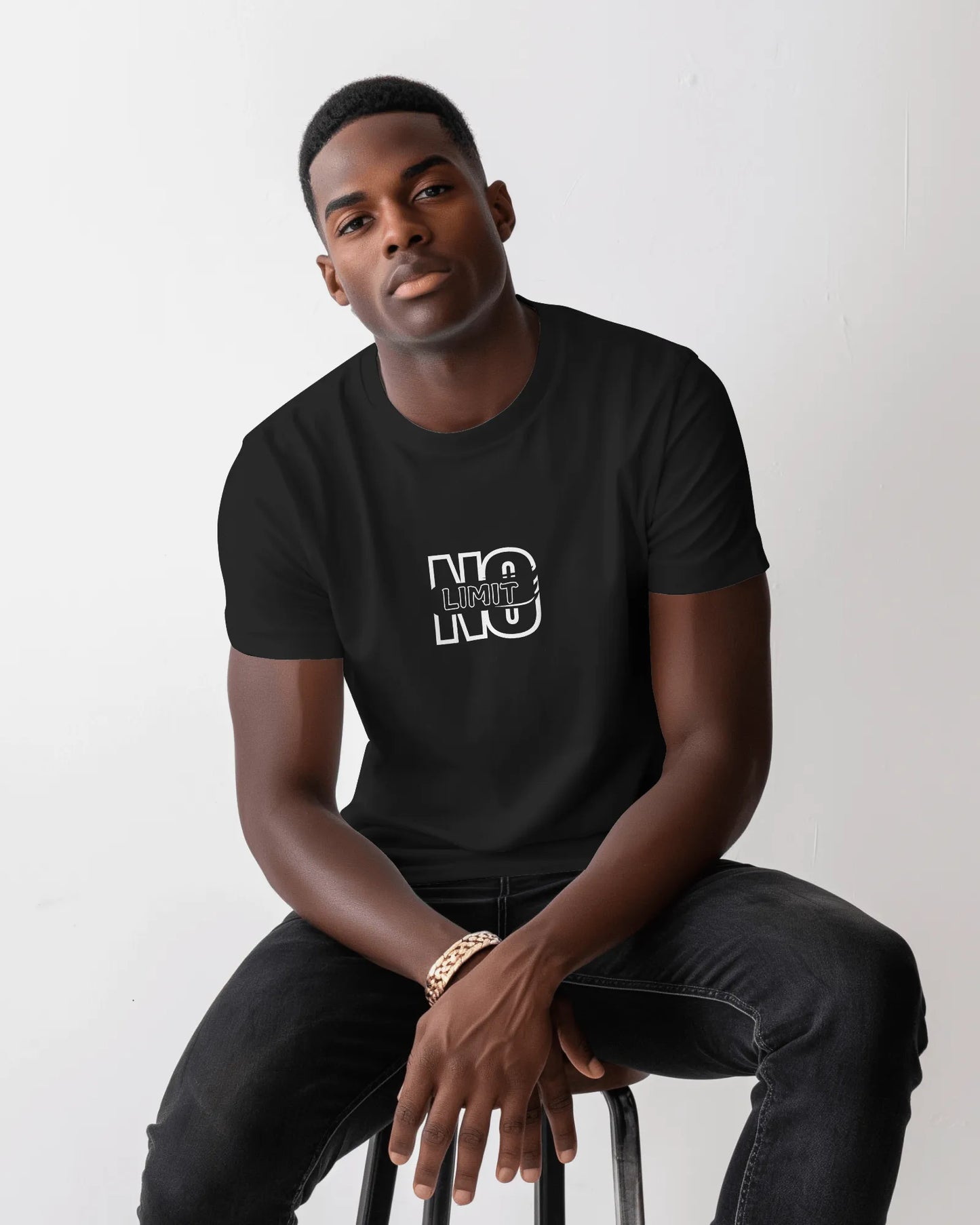 "No Limit" | Men’s Motivational T-shirt