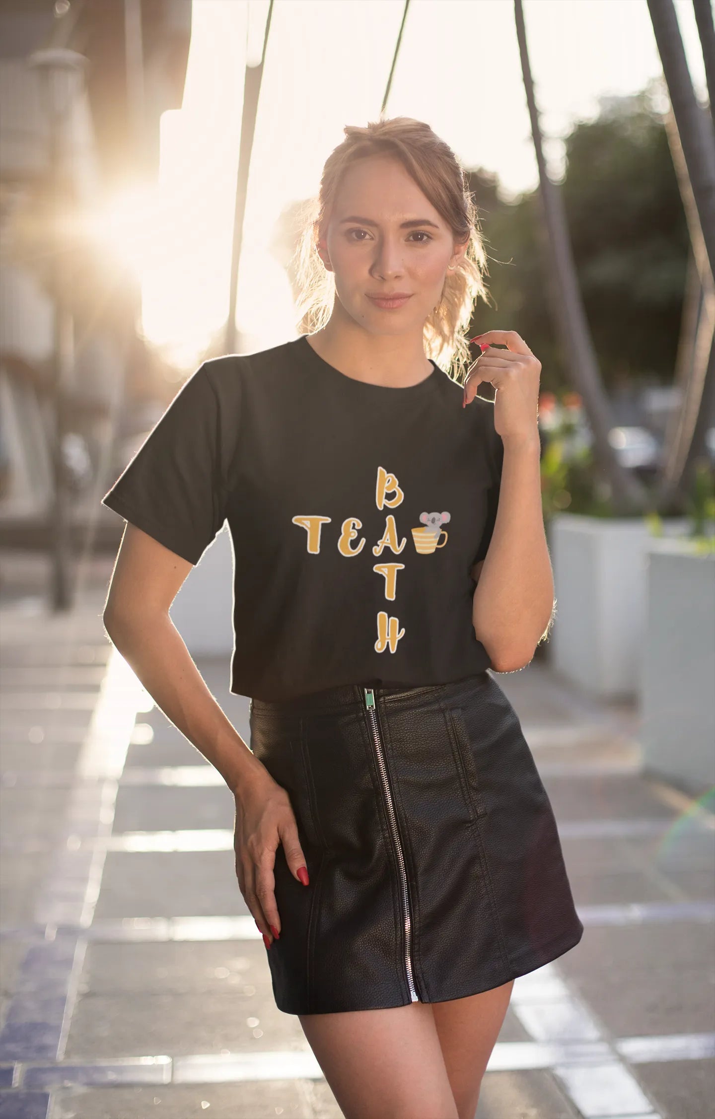 "Tea Bath" | Women’s T-shirt for Tea Lovers