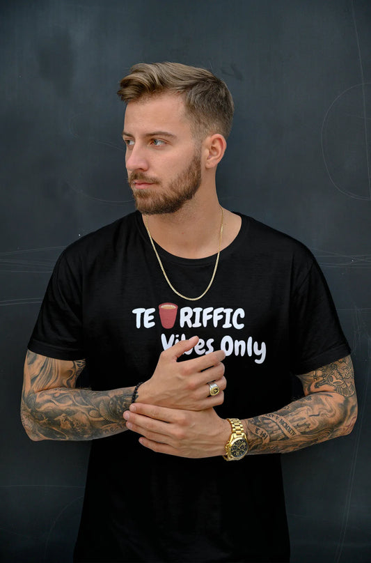 "Tea - Riffic Vibes Only" | Men’s T-shirt for Tea Lovers