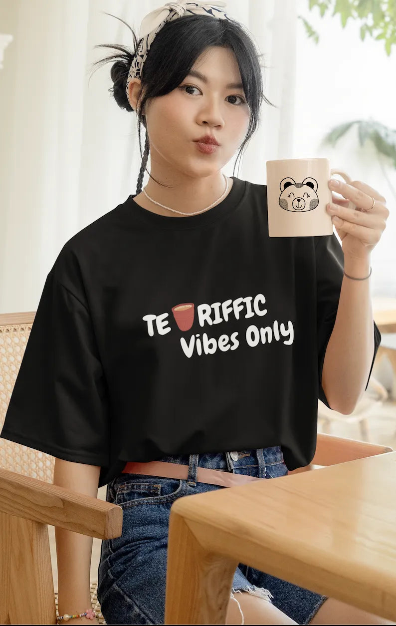 "Tea - Riffic Vibes Only" | Women’s T-shirt for Tea Lovers