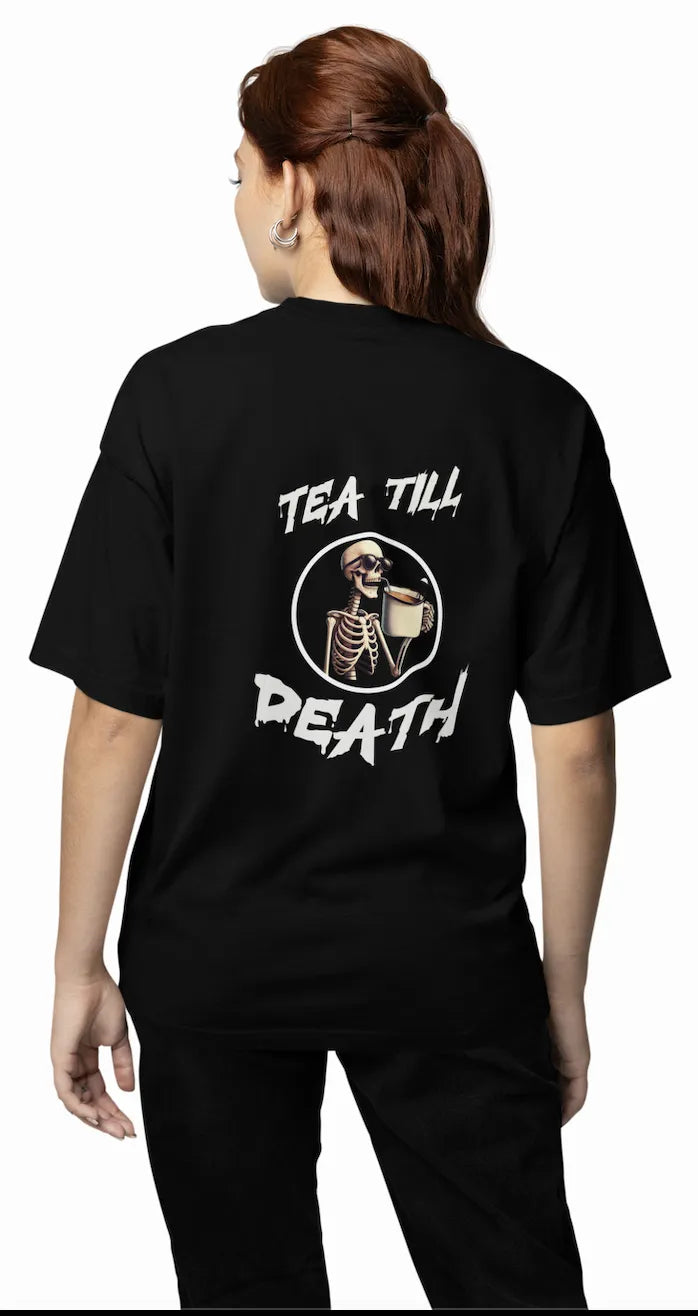"Tea Till Death" | Women’s T-shirt for Tea Lovers