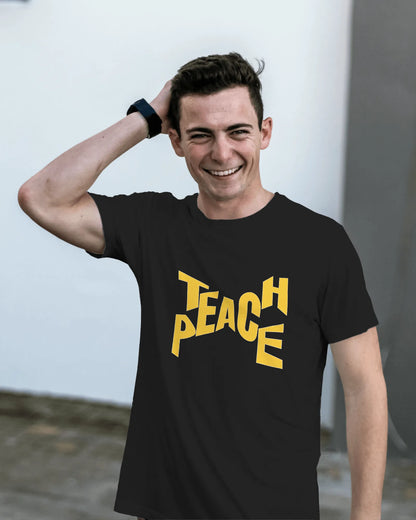 "Teach Peace" | Men’s Motivational T-shirt