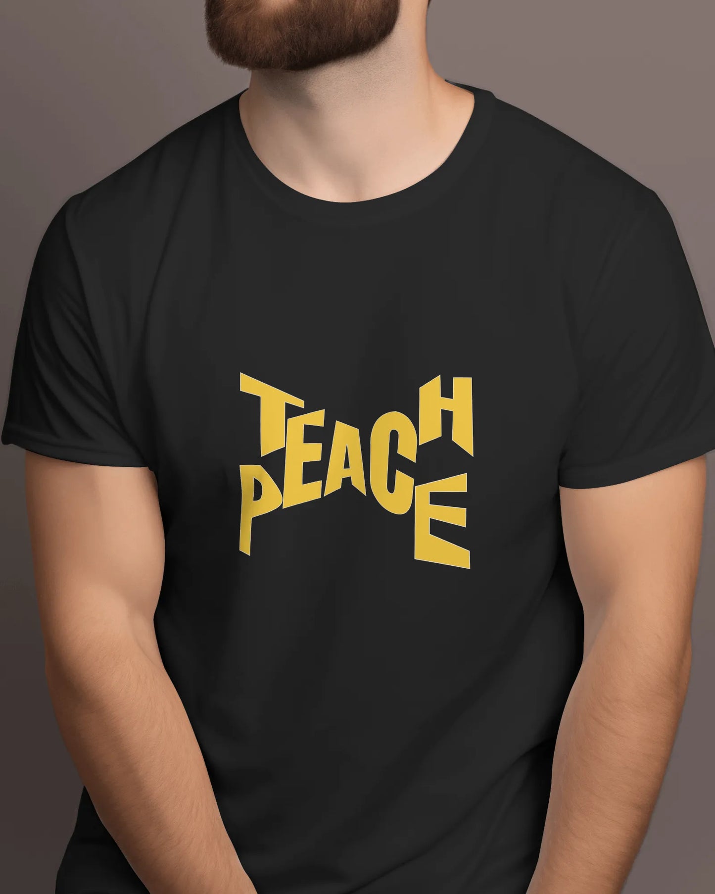 "Teach Peace" | Men’s Motivational T-shirt