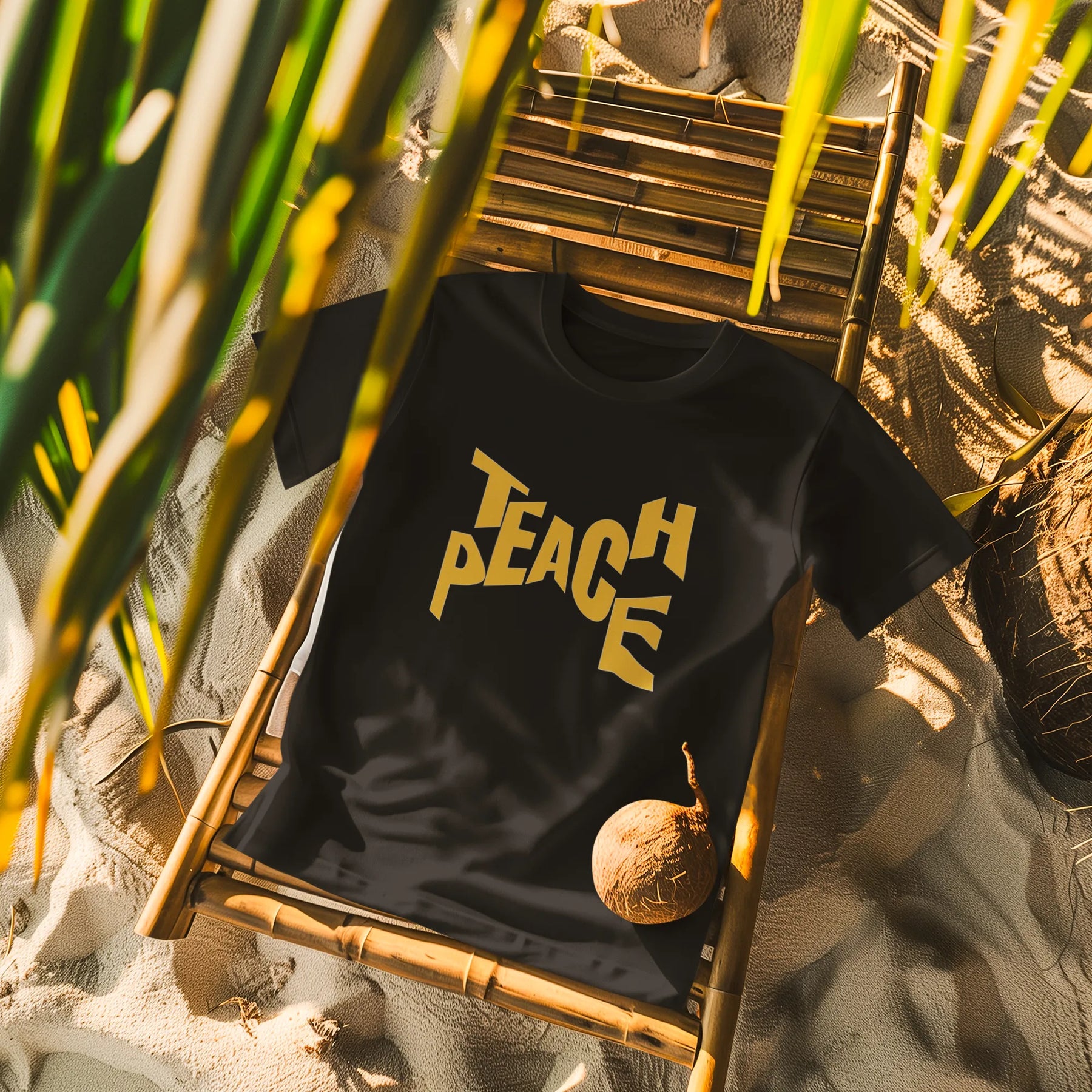 "Teach Peace" | Men’s Motivational T-shirt