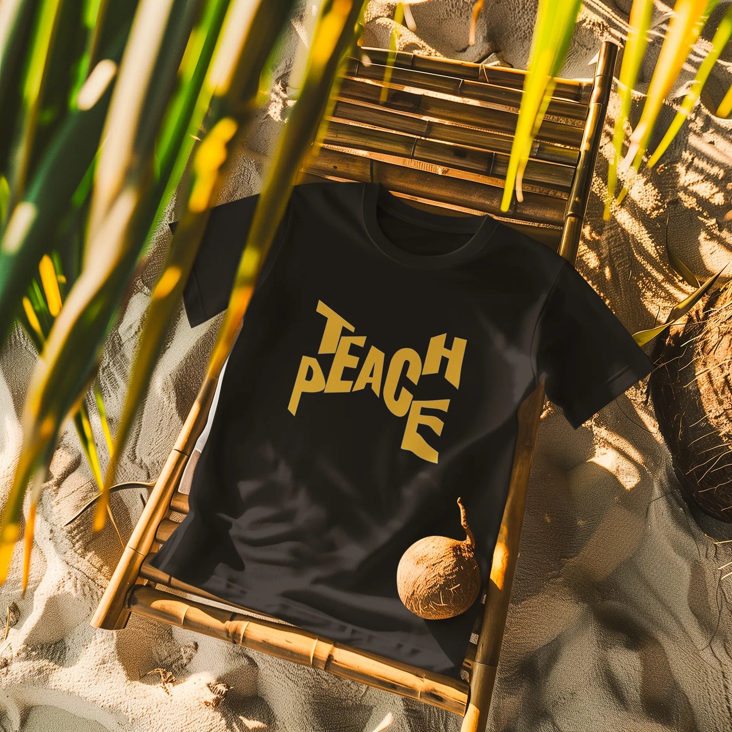 "Teach Peace" | Men’s Motivational T-shirt