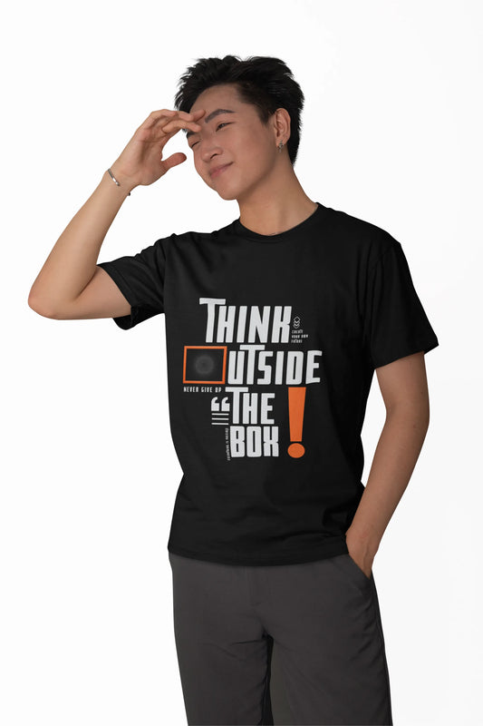 "Think Outside The Box" | Men’s Motivational T-shirt