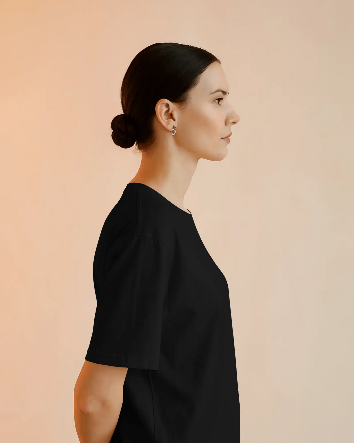 "L" - Women’s Oversize Fit Solid T-shirt