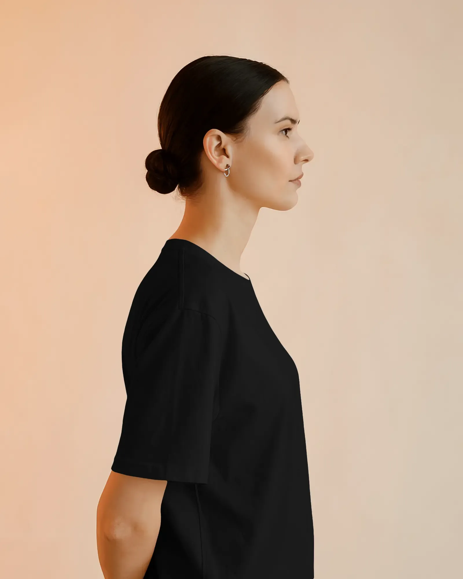 "S" - Women’s Oversize Fit Solid T-shirt