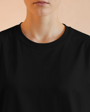 "L" - Women’s Oversize Fit Solid T-shirt