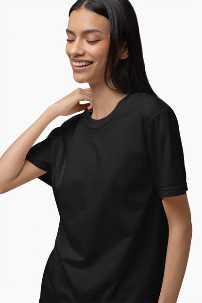 "L" - Women’s Relaxed Fit Solid T-shirt