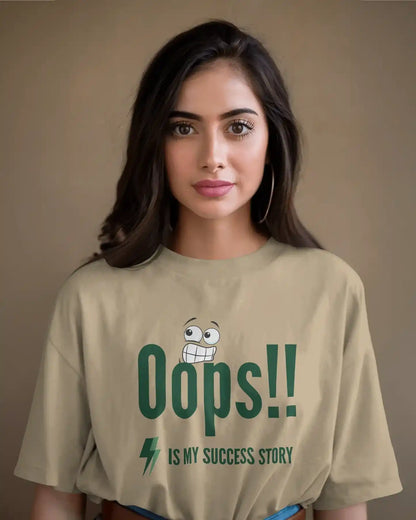 "Oops Is my Success Story" | Women’s Motivational T-shirt
