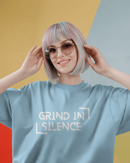 "Grind In Silence" | Women’s Motivational T-shirt