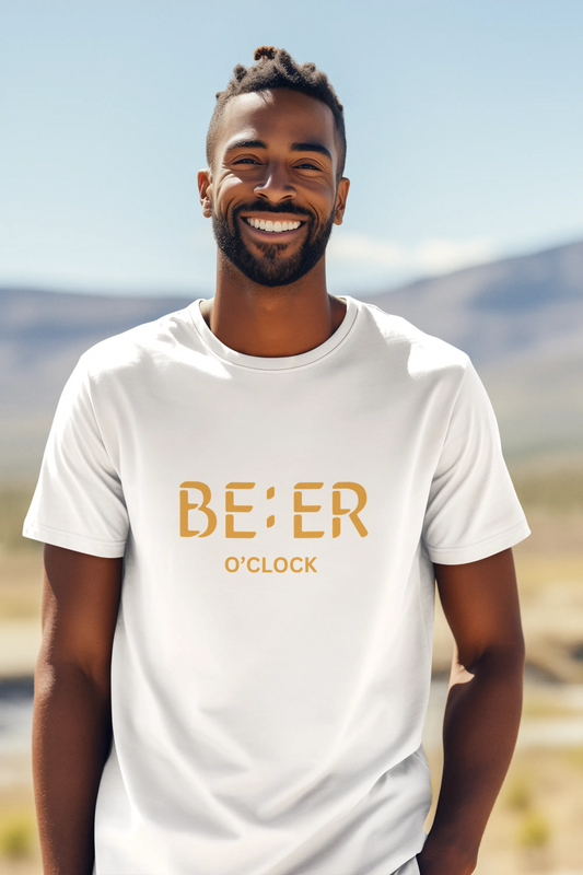 "Beer O' Clock" | Men 's T-Shirt for Beer Lovers