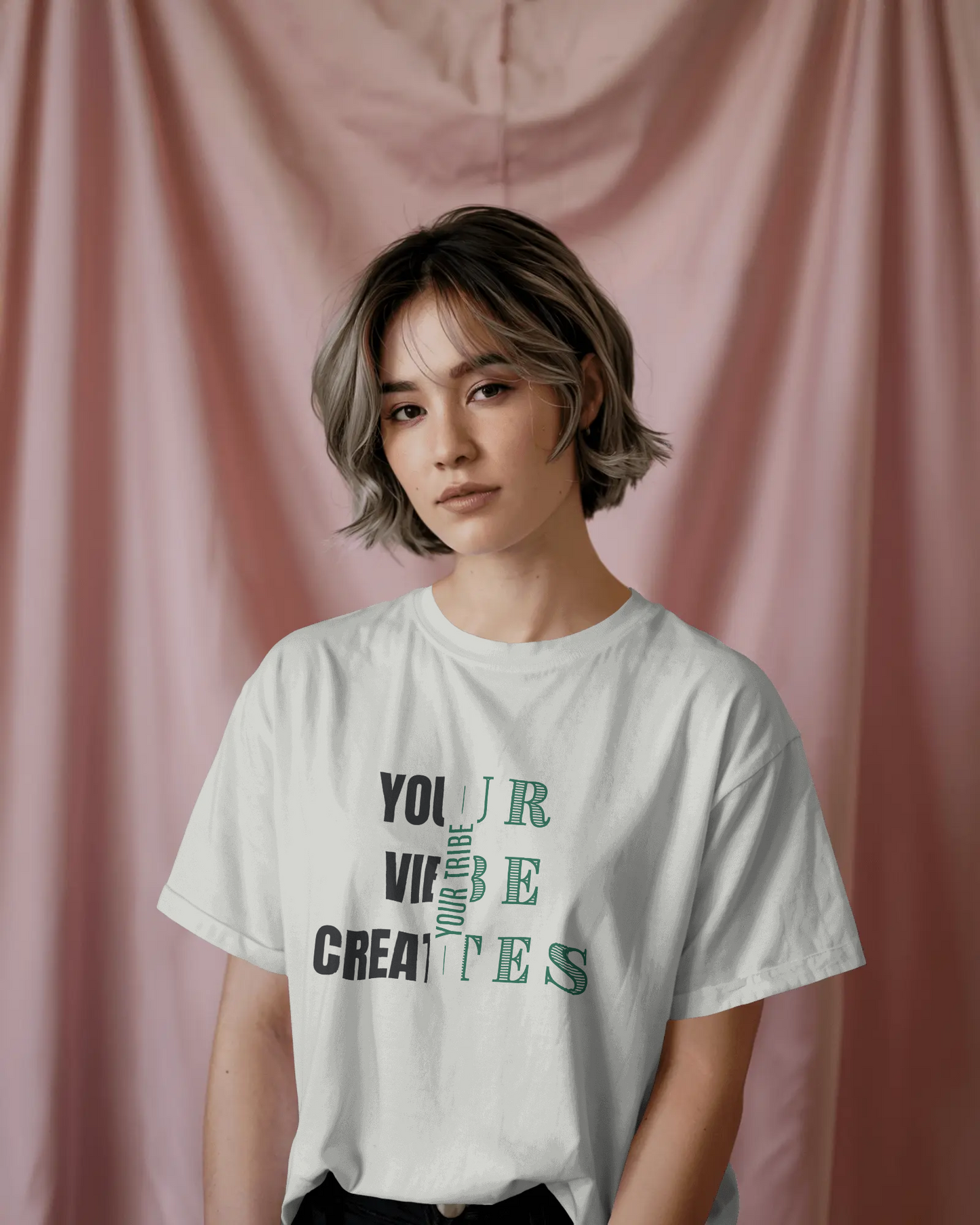"Your Vibe Creates Your Tribe" | Women’s Motivational T-shirt