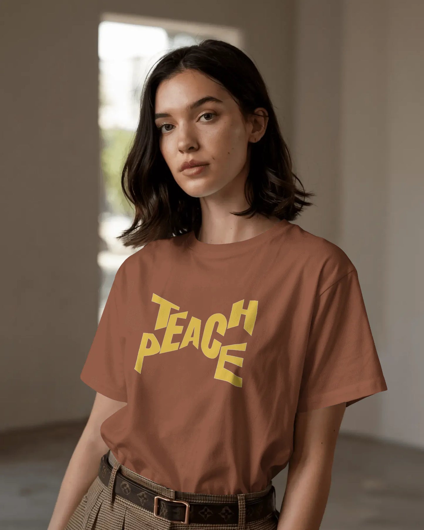 "Teach Peace" | Women’s Motivational T-shirt