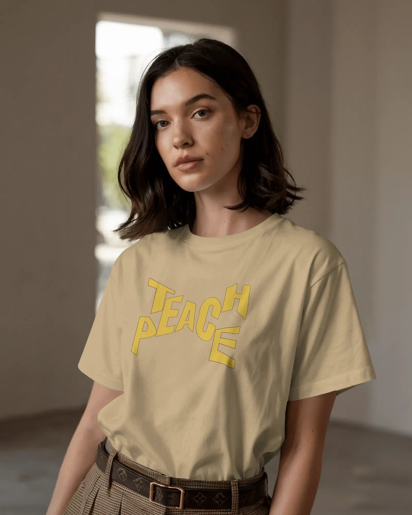 "Teach Peace" | Women’s Motivational T-shirt