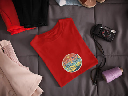 "Live Bold_Love Wild_Laugh Loud" | Women’s Motivational T-shirt