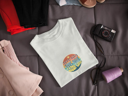 "Live Bold_Love Wild_Laugh Loud" | Women’s Motivational T-shirt