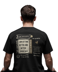 I Am Very Greatful | Men's Black T-shirt | Double Impact