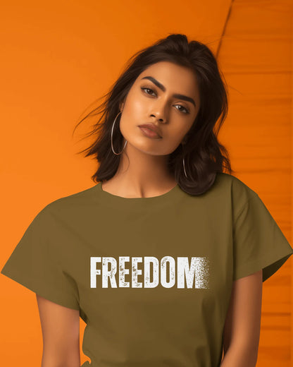 "Freedom" |Women’s Motivational T-shirt