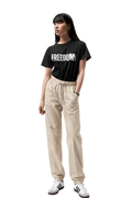 Freedom | Women's Black T-shirt | Motivational