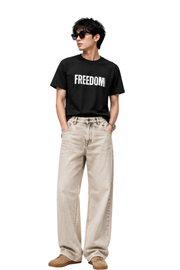 Freedom | Men's Black T-shirt | Motivational