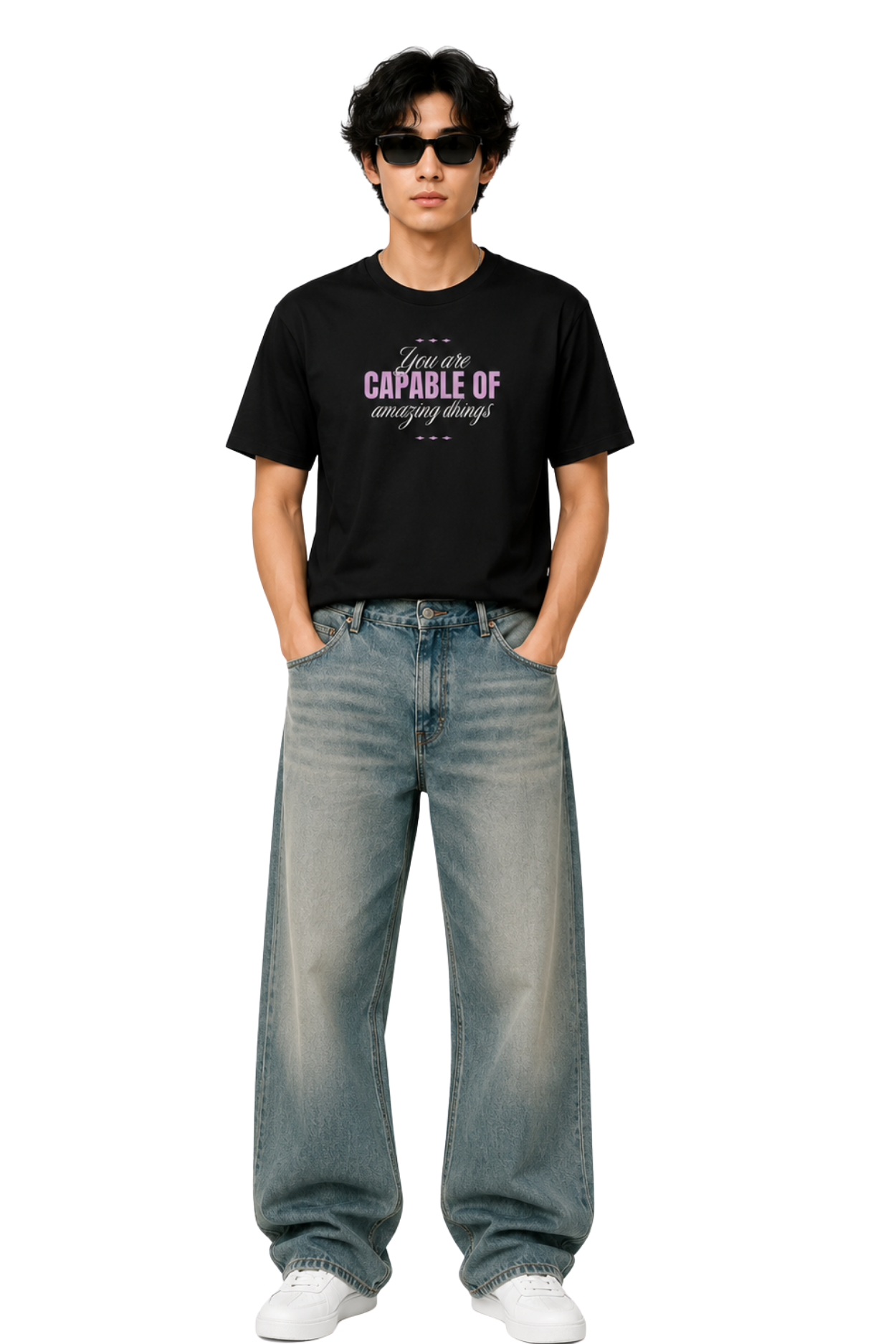 Capable Of Amazing Thing | Men's Black T-shirt | Motivational