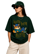 Wake Me Never | Women's Black T-shirt | Cartoon