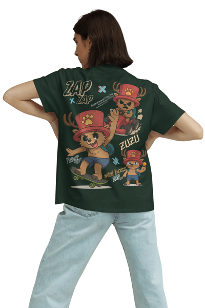 Zap Zazu | Women's Black T-shirt | Cartoon