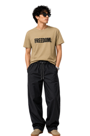 Freedom | Men's Beige T-shirt | Motivational