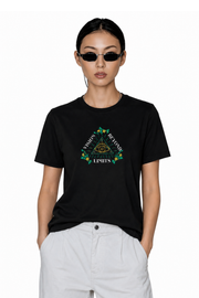 Vision Beyond Limits | Women's Black T-shirt | Motivational