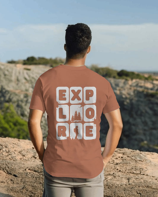 "Explore" | Men 's T-Shirt for Travellers