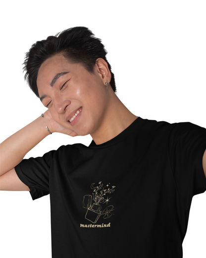 Midnight Karma Chaos Vibe | Men's Black T-shirt | Double Impact
