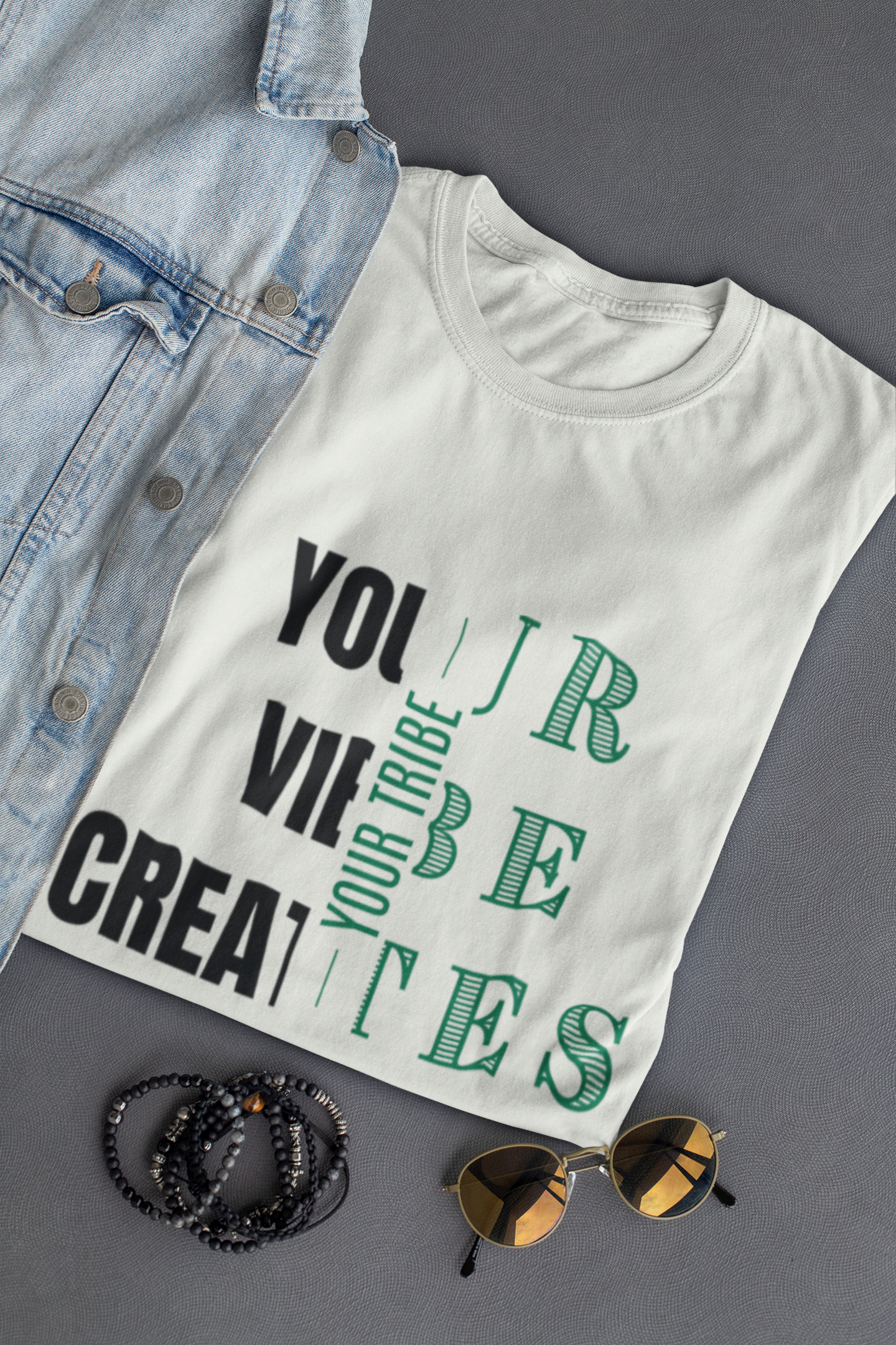 "Your Vibe Creates Your Tribe" | Women’s Motivational T-shirt