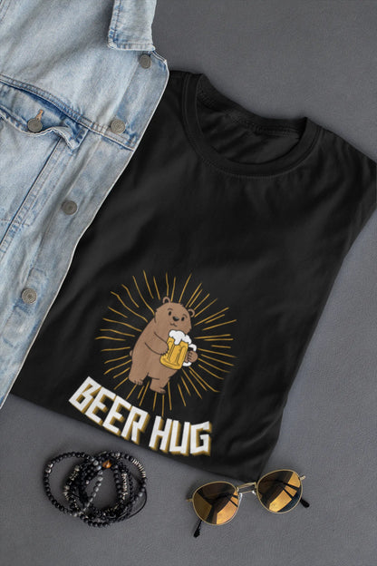 "Beer Hug" | Men 's T-Shirt for Beer Lovers