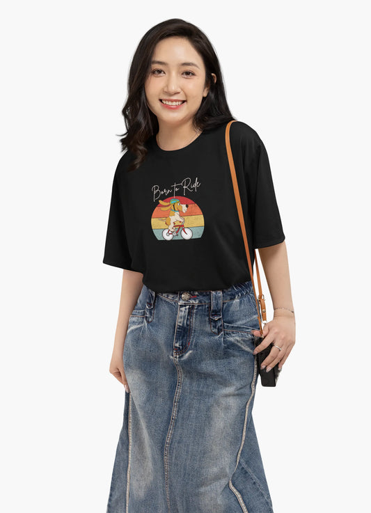 "Born to Ride" | Women 's T-Shirt for Love For Animals