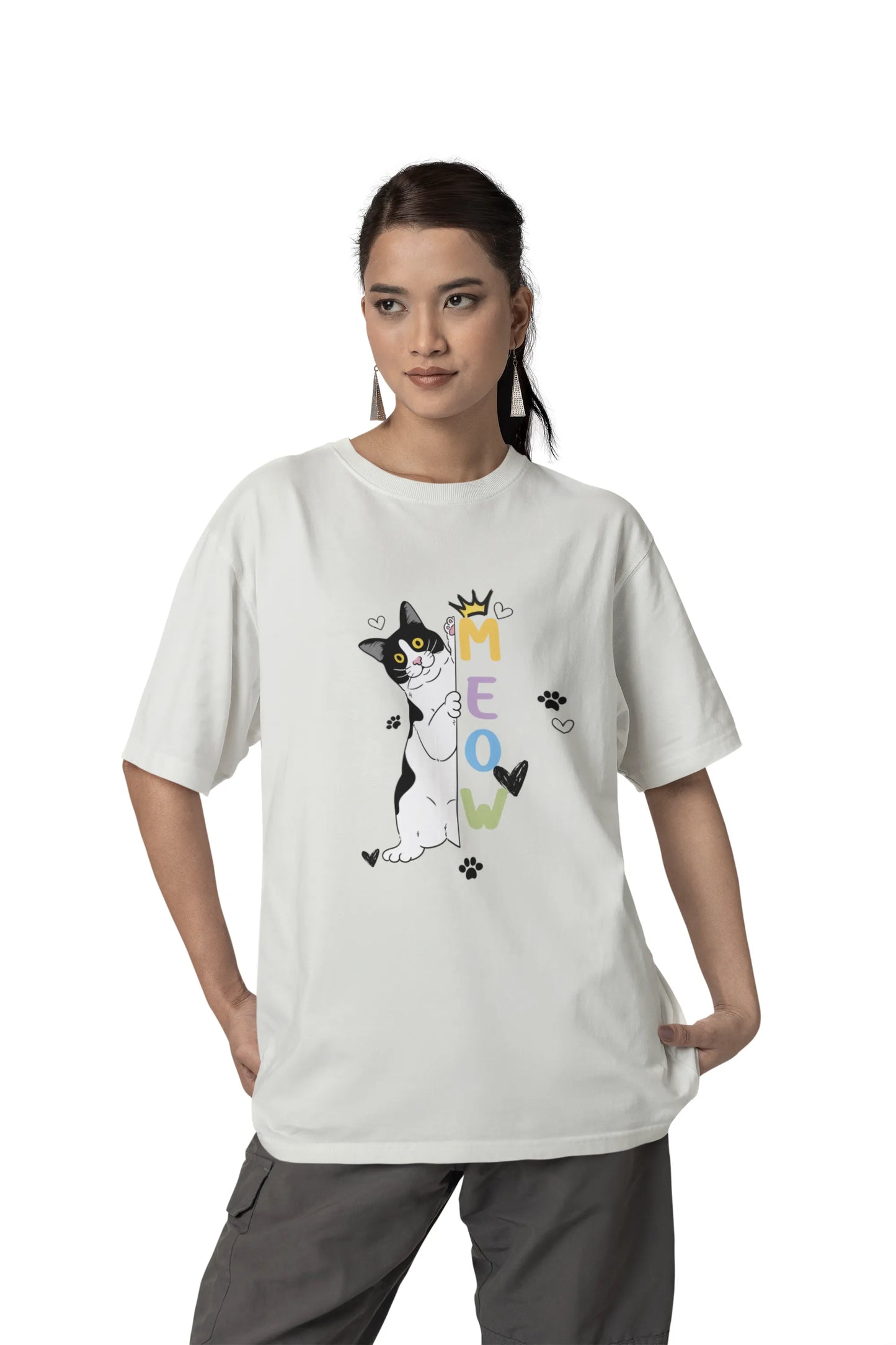 "Meow" | Women 's T-Shirt for Love For Animals