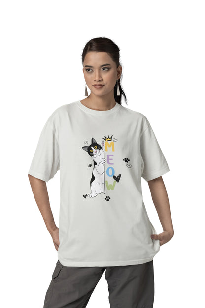 "Meow" | Women 's T-Shirt for Love For Animals