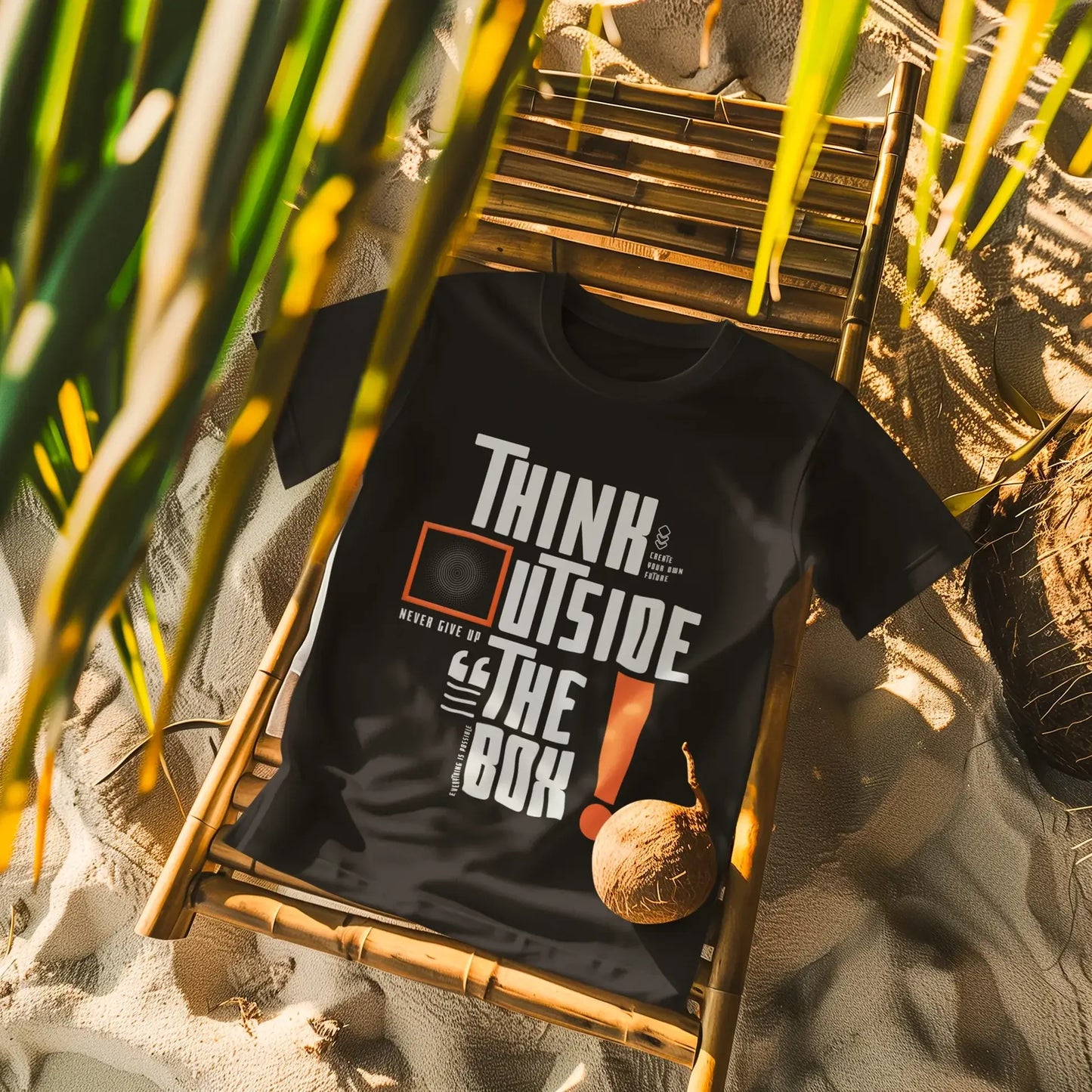 "Think Outside The Box" | Women’s Motivational T-shirt