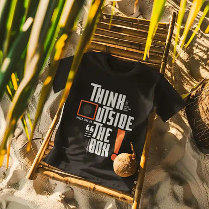 "Think Outside The Box" | Men’s Motivational T-shirt
